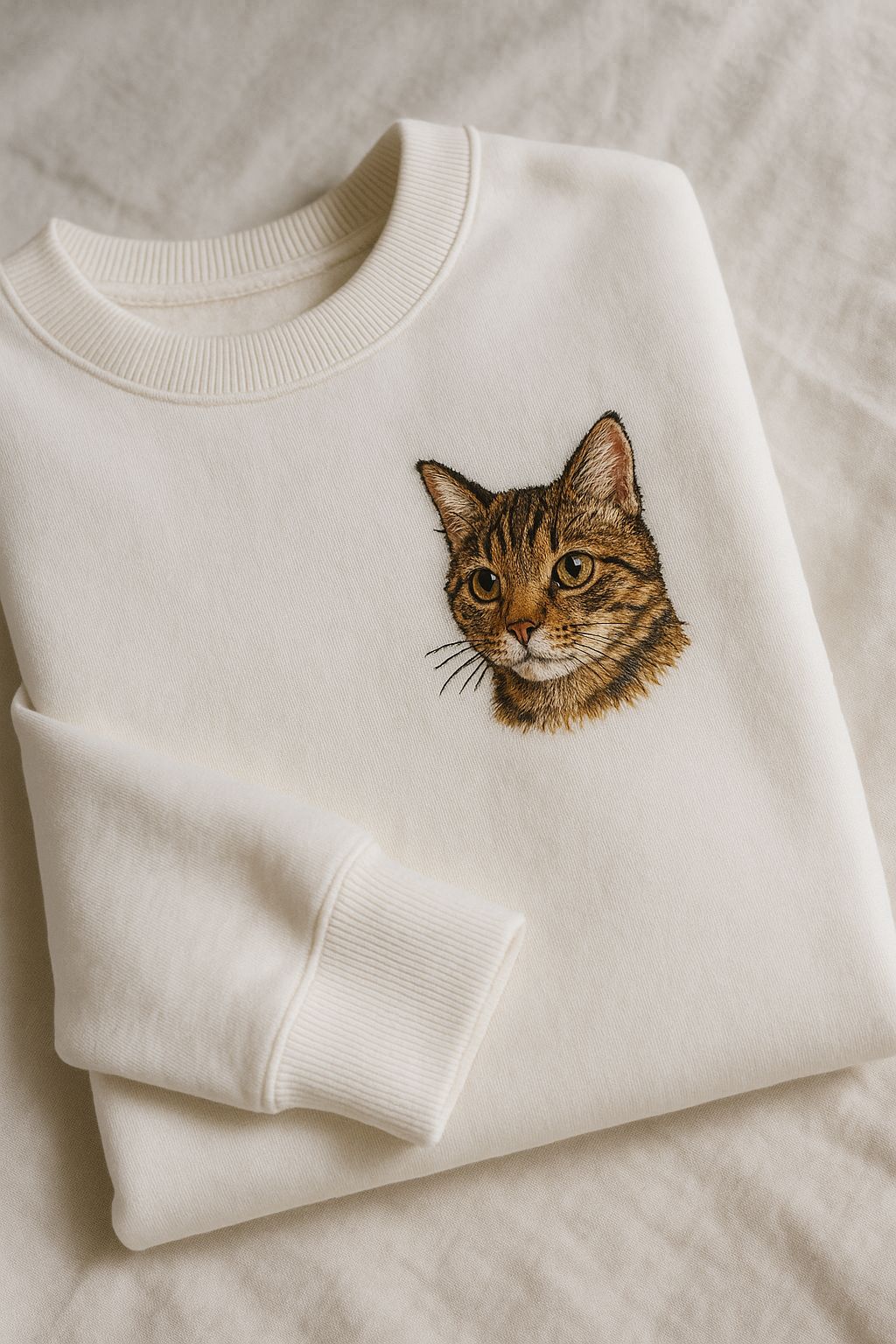 Hazır Nakış Tasarımlı Sweatshirt