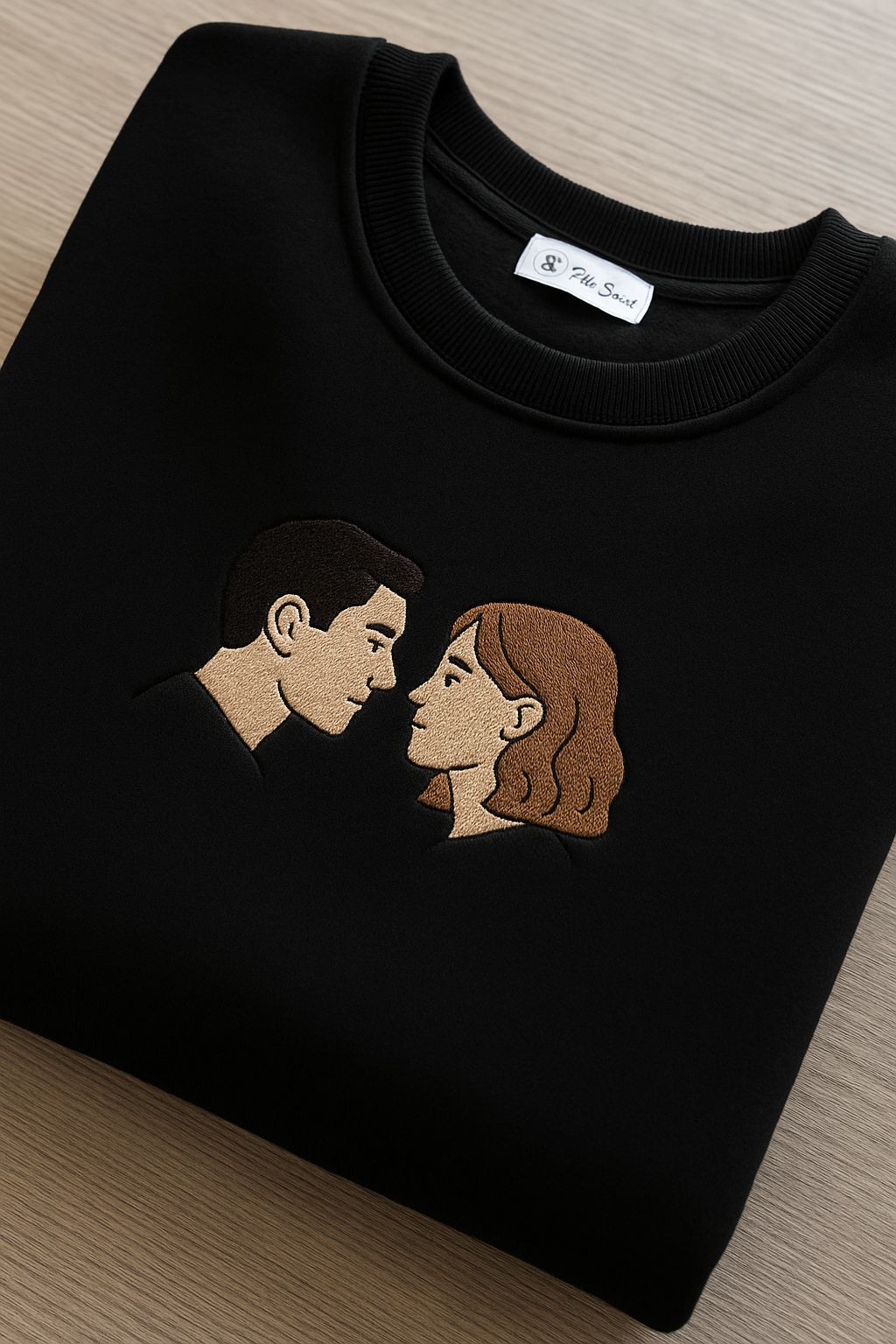 Kişiye Özel Fotoğraf Detaylı Nakış Tasarımı (Sweatshirt)