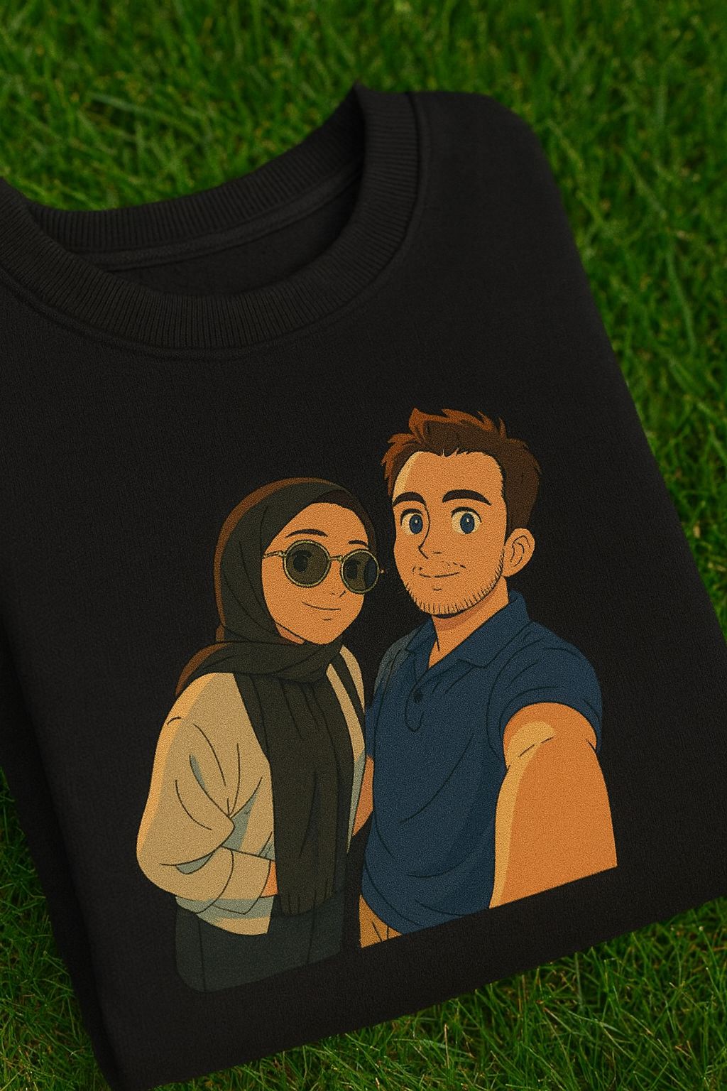 Kişiye Özel Fotoğraf Detaylı Nakış Tasarımı (Sweatshirt)