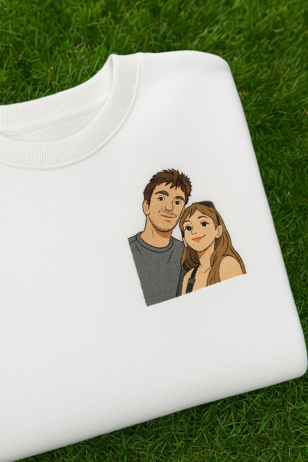 Kişiye Özel Fotoğraf Detaylı Nakış Tasarımı (Sweatshirt)